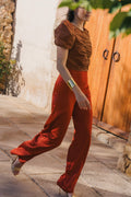BERTA PANTALÓN TERRACOTA
